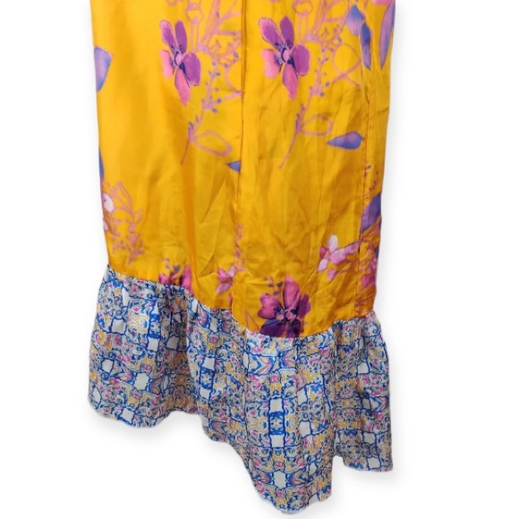 ANTHROPOLOGIE VANESSA VIRGINIA RAINFOREST SILK RAINFOREST DRESS SIZE SMALL - Picture 11 of 16